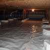 A very large, sealed, and waterproofed crawl space in Maple Ridge.