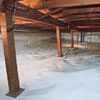 A sealed, encapsulated crawl space in Port Coquitlam.