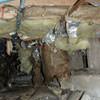Crawl space insulation soaked with moisture and falling to the floor in Richmond.
