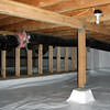 A bright, clean, sealed crawl space in Dewdney.