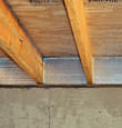 SilverGlo™ insulation installed in a floor joist in New Westminster
