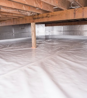 Installed crawl space insulation in Tsawwassen