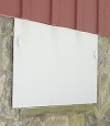 head-on view of one of our doors installed in Hope for crawl spaces