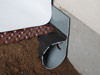 French Drain or Drain Tile system installed in a Chilliwack crawl space