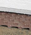 crawl space insulation installed in Port Coquitlam over our extra large drainage matting