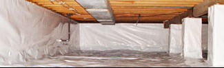 an encapsulated crawl space system in Chilliwack