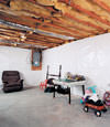 CleanSpace® basement wall vapor barrier installed in Harrison Hot Springs