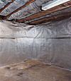An energy efficient radiant heat and vapor barrier for a Anmore basement finishing project